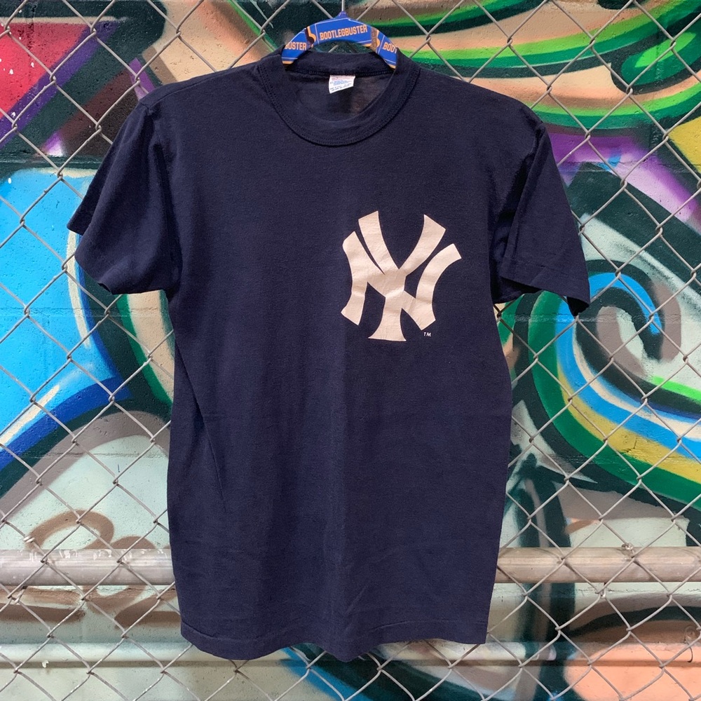 Vintage 80s New York Yankees Champion Logo Tee